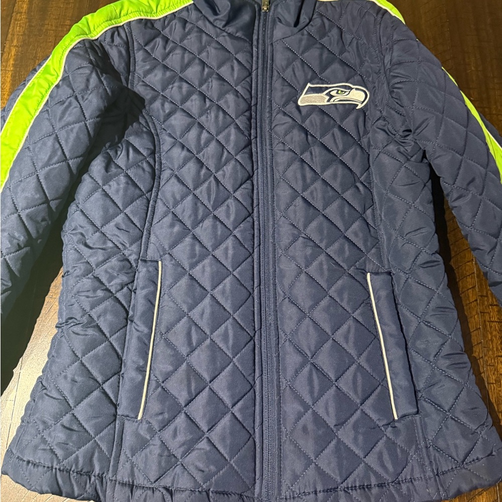 NFL Seahawks Women’s Quilted Puffer Jacket